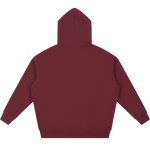 FLOWER HOODIE BORDEAUX
