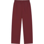 FLOWER SWEATPANTS BORDEAUX