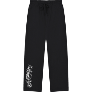 FLOWER SWEATPANTS BLACK
