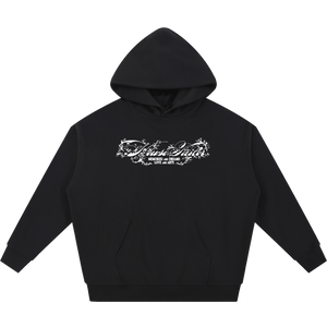FLOWER HOODIE BLACK