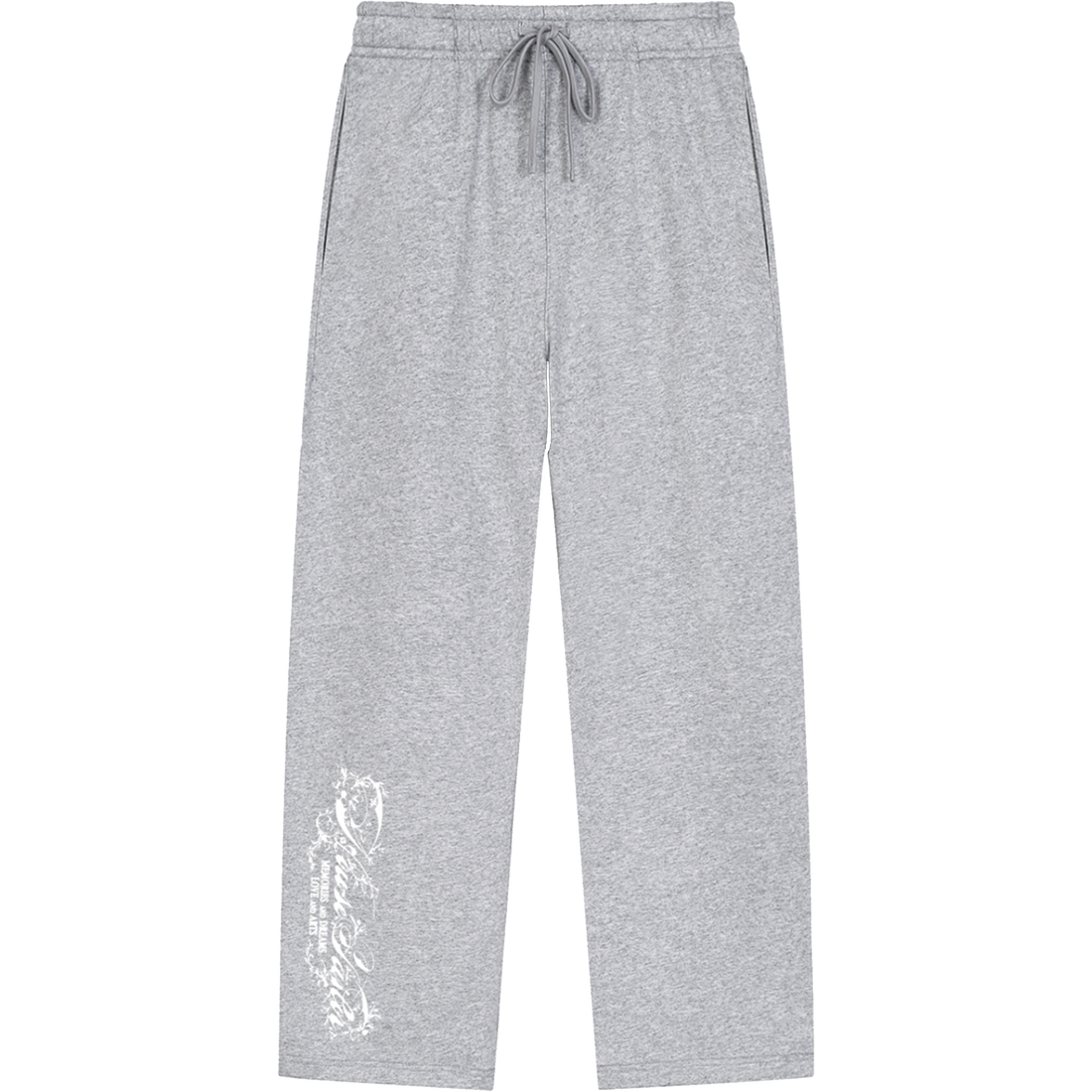FLOWER SWEATPANTS GRAY